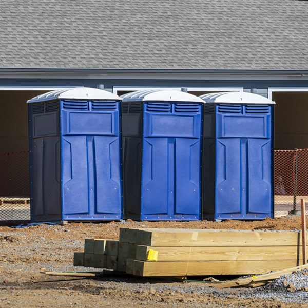 what is the cost difference between standard and deluxe portable restroom rentals in Fenn ID